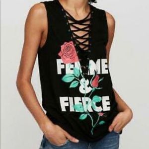 Express Criss Cross Front Tank